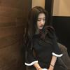 Summer Korean New Style Flared Sleeve Embroidered Short-sleeved T-shirt Female Student Top Women's Clothing