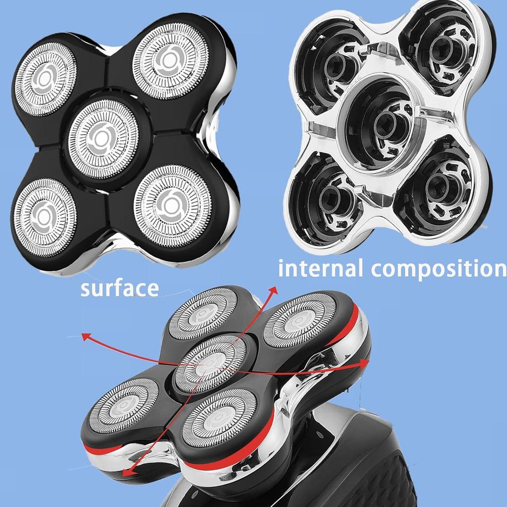 Pro Head Shaver Replacement Blades Compatible with Remington Balder Pro Head Shaver Model XR7000,Precision Electric Shaving for Bald Men (1 pcs)