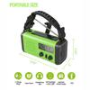 USB Rechargeable Emergency Radio 20000mAh Solar Hand Crank Generator Radio Weather AM/FM Radio SOS Alarm Power Bank Flashlight
