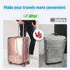 Transparent PVC Luggage Cover, Scratch-resistant And Durable. Suitable for Dust Protection  Reinforced Edge Design