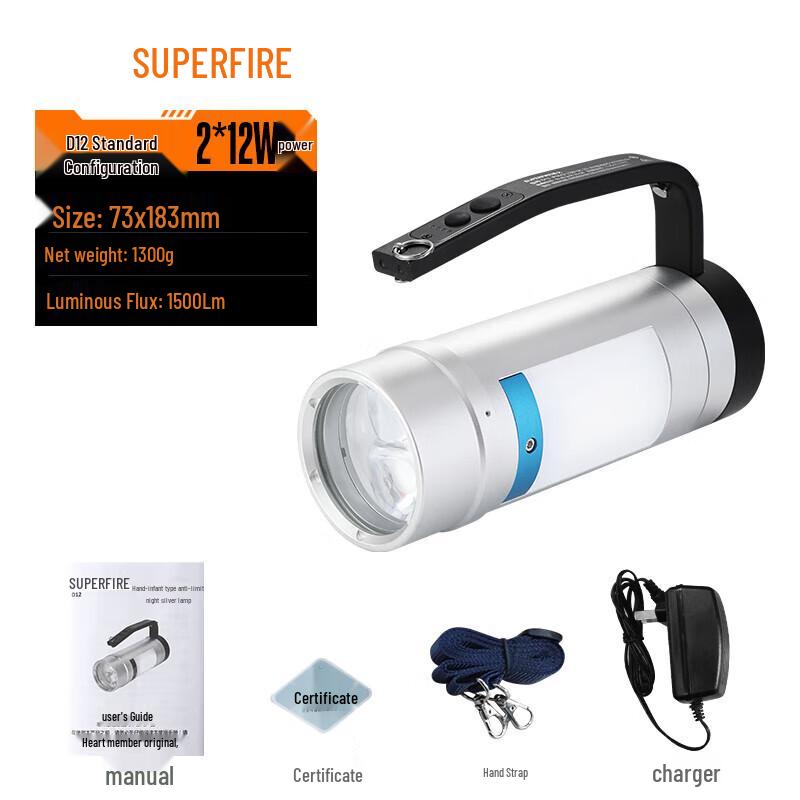 Shenhuo D12 Explosion-proof Rechargeable Flashlight