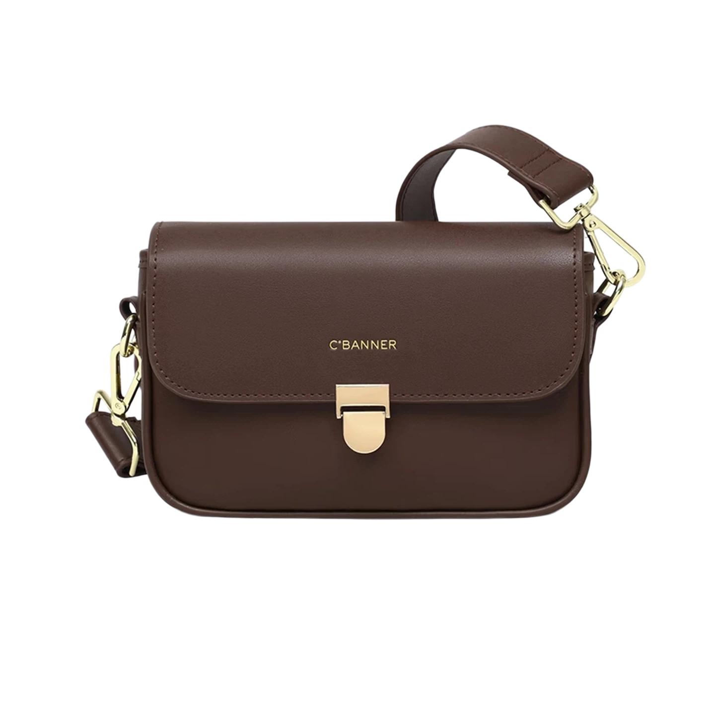 C.BANNER Leather Handbag, Women`s Crossbody