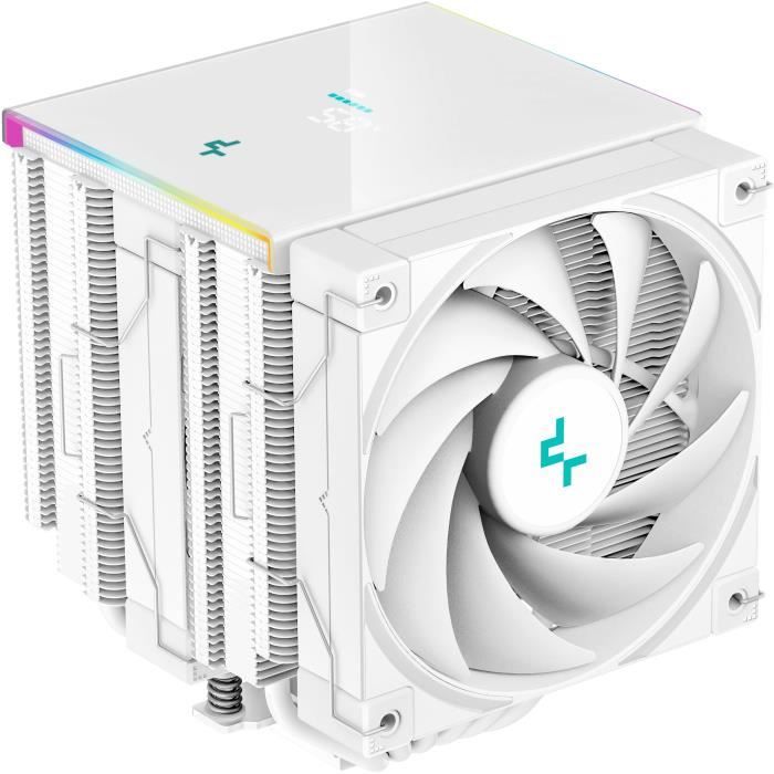 Ventirad CPU - DEEPCOOL AK620 Digital - Ventilateur 2x 120 mm - Blanc