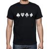 Cards Spades Clubs Diamonds Hearts Poker Games T-Shirt Mens Womens Tees Top Tee