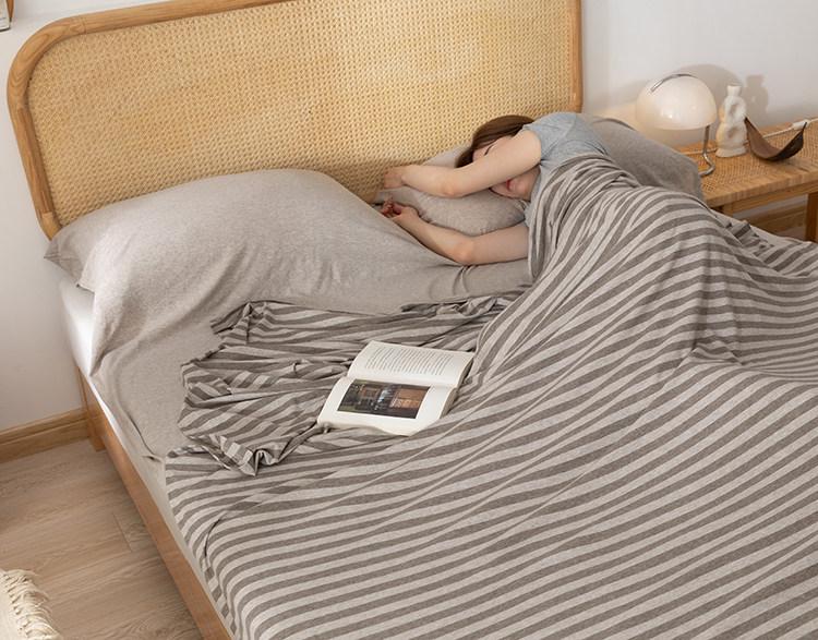 All-Cotton Stain-Proof Travel Sleeping Bag and Portable Duvet Cover