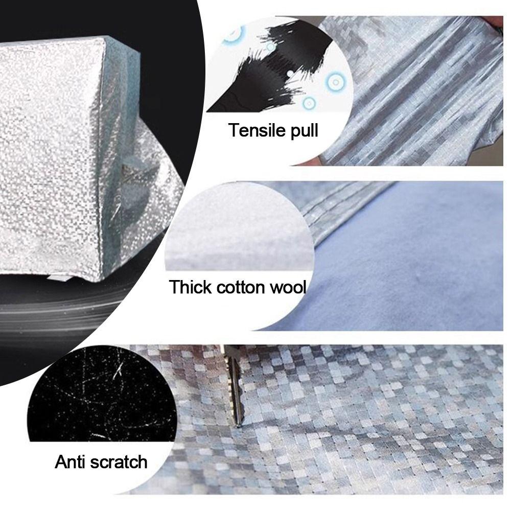 New Thickened Air Conditioner Cover Silver Dustproof Air Conditioner Protective Multisize Waterproof Dust Cover Outdoor