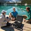 Lekufee Waterproof Hard Carrying Case for DJI Mini 5 Pro Fly More DJI RC N3 Charging and Other Accessories Drone, Combo, 2/RC (6pcs), Hub, (Case Only)