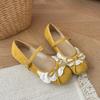 Fashion 2025 New Lace Edge Lefu Shoes Flat Fashion Spring and Autumn Ballet Shoes High Quality Women's Shoes