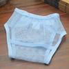 Magic Tape Breathable Baby Newborn Washable Mesh Diaper Cover Pants Reusable
