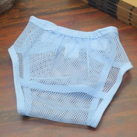 Magic Tape Breathable Baby Newborn Washable Mesh Diaper Cover Pants Reusable