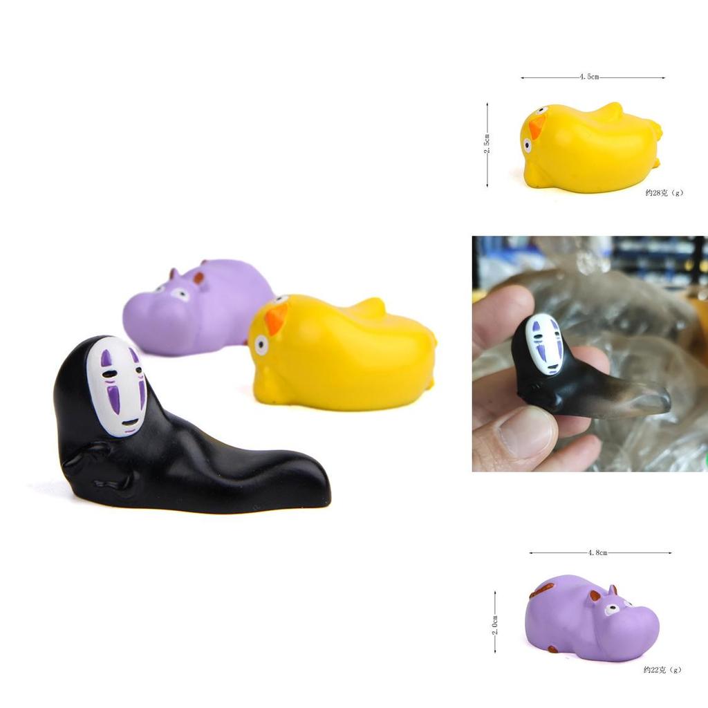 Cute No Face Man Mouse Duck Lying Posture Mini Model For Celebrations