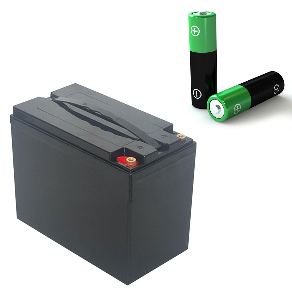 12V 50AH Lithium Battery Housing Case For 18650 Empty Battery Box With M6 Copper Terminals Enhances Conductivity