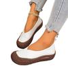 Foreign Trade Large Size Soft Sole New Mother Pedal Non-slip Wear-resistant Women's Shoes Comfortable Flat Bottom Shallow Mouth Retro Single Shoes