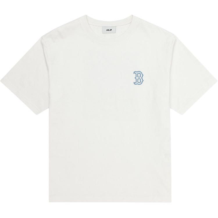 MLB Short Sleeve Fashion Sports Crew Neck T-Shirt Unisex Tops 3ATSM0763-43IVS-4.101