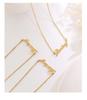 Trendy Japanese-Korean Style English Letter Pendant Necklace for Best Friends