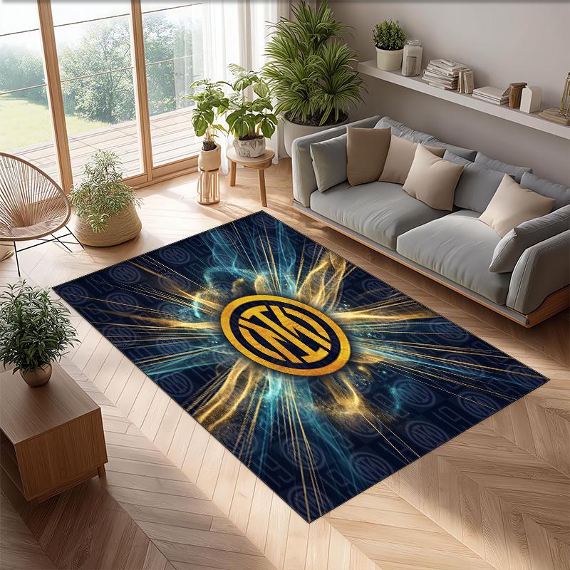 Borussia Dortmund Printed Flannel Area Rug Non Slip Soft Polyester Floor Carpet Indoor Decor Mat for Bedroom Living Room Sofa