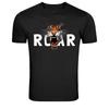 Roar Tiger Head Typography Graphic T-Shirt