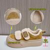 Leather Little White Shoes Women's 2025 Winter New Velvet Warm Velcro Women's Shoes Casual Versatile Thick Baseplate Shoes Women