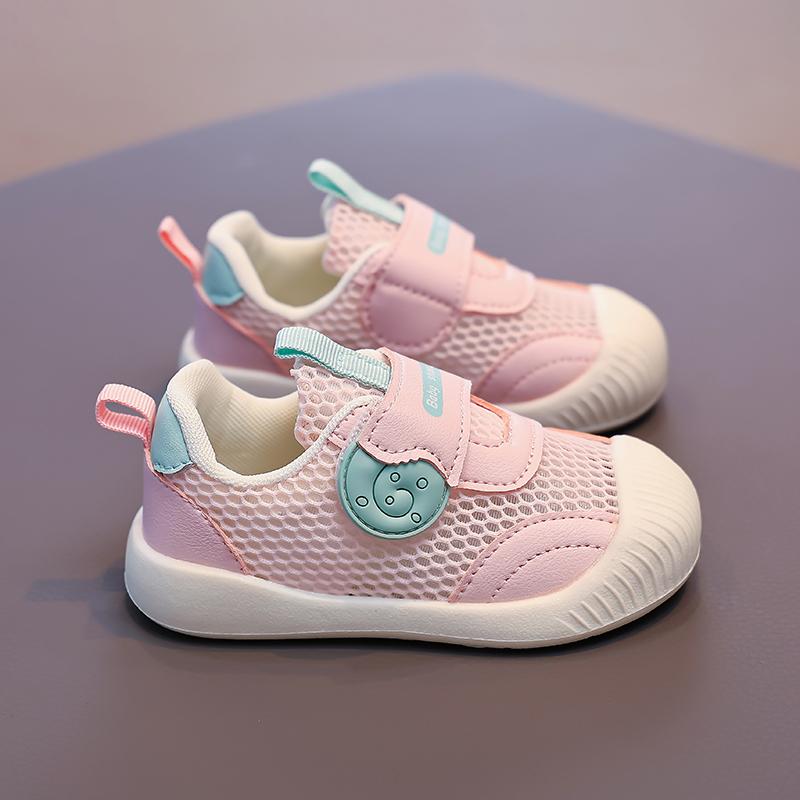 Spring And Summer Double Mesh Breathable Baby Shoes Soft Sole Infant Shoes Non-Slip Toddler Shoes For Boys And Girls