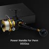 JINOHNAMILL 92mm Power Handle for Penn Spinfisher 9500SS Reel - Plug and Play