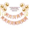 Internet Celebrity Birthday Mermaid Tail Flag Decoration for Baby’s First Birthday Party - Banner, Garland, String Lights & Balloons