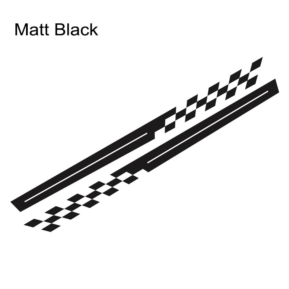 2PCS Car Side Door Long Stripes Stickers self-adhesive Racing Sport Styling Vinyl Decal Car Body Decoration Stickers Accessories