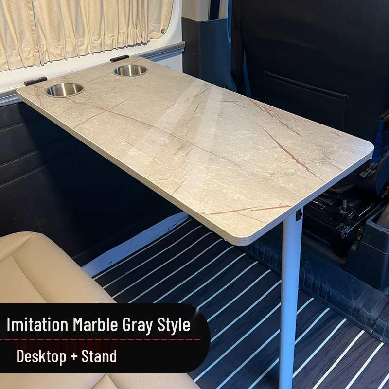 Folding Dining Table & Cup Holder for Ford Transit & Maxus V80 RV Modifications