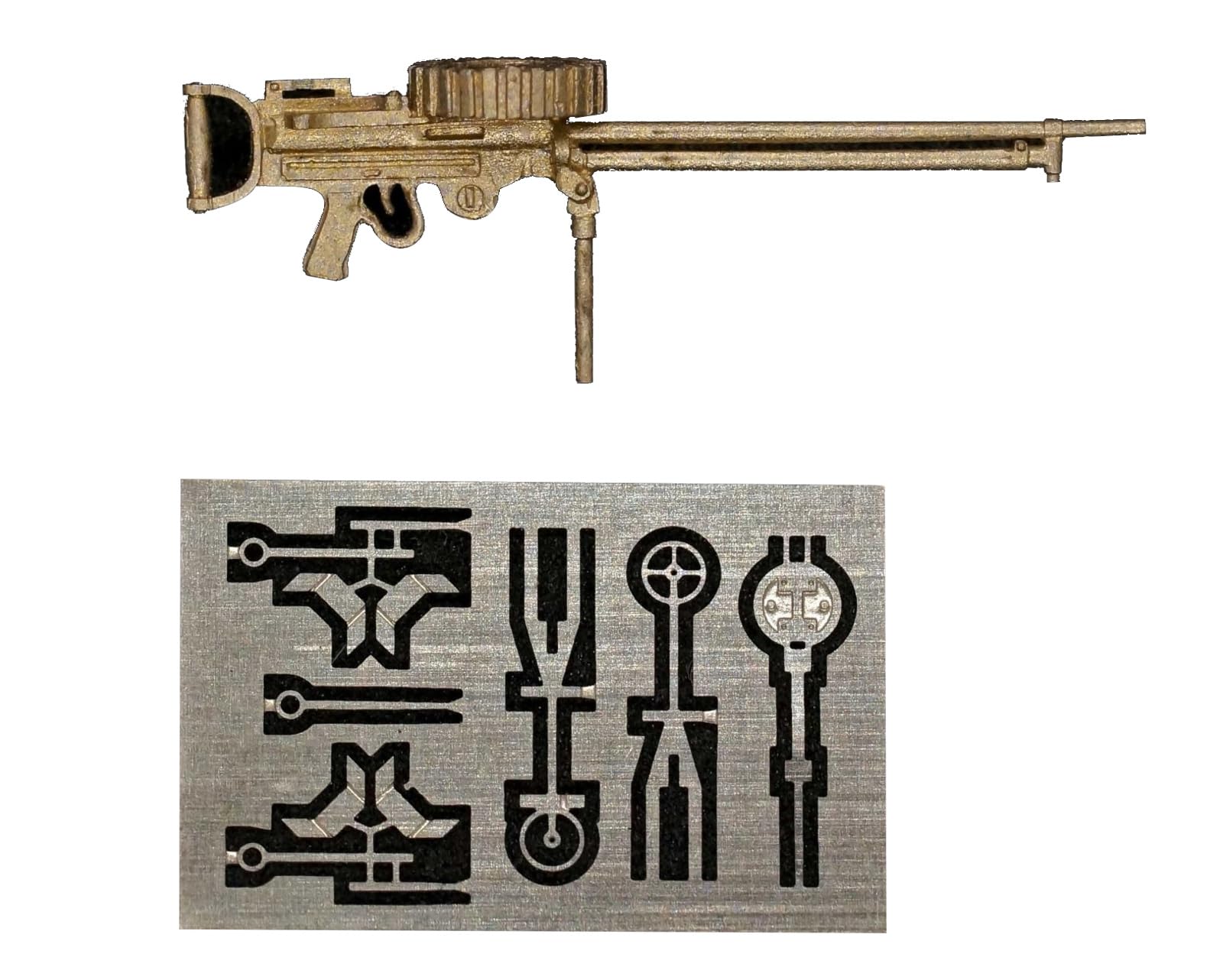 Mini World Japanese Army Type 92 Swivel Machine Gun Plastic Model Parts MNW4882 1/48 7.7mm (Airplane)