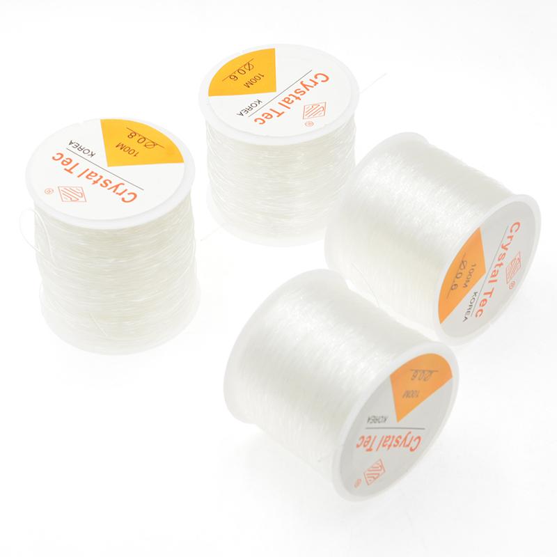 Transparent Elastic Crystal Elastic Cord Beading String Stretch Thread Wire Line for Jewelry Making Findings DIY