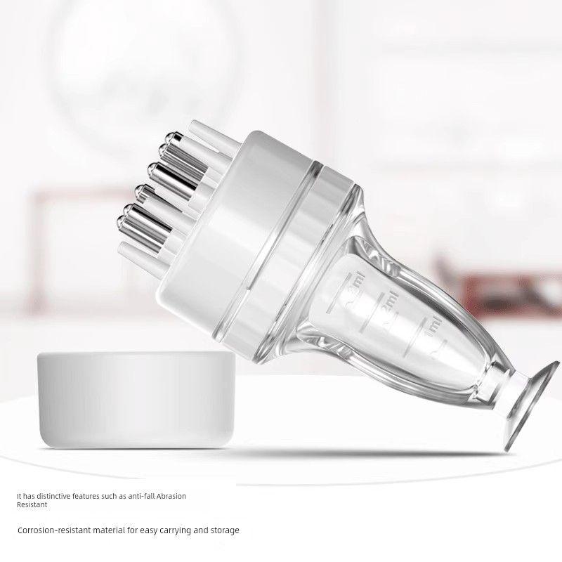 Mino Special Scalp Medicine Supplying Device Massage Essential Oil Guide Liquid Hair Care Head Ball Medicine Comb Apply Handy Gadget Coating