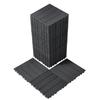 Interlocking Deck Tiles, 36 Pack,11.6"x11.6" 36 Sq. Ft Plastic Waterproof Outdoor Flooring All Weather Use