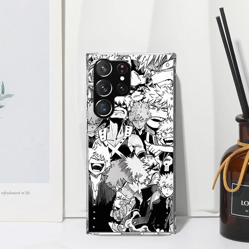 My Hero Bakugou Katsuki Phone Case For Samsung Galaxy Note 20 Ultra 10 Plus 9 8 M11 M12 M21 M30S M32 M51 M52 J4 J6 + J8 Art Fund