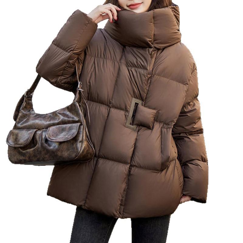 Women's High-End Short Winter Down Jacket - Thick Duck Down Korean Petite Version