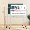 Tablă Albă Magnetică Mobilă - Tablă Ștergătoare pentru Scris și Desen pentru Casă, Predare și Training