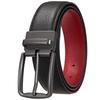 Fashion Perforated Belt, Men'S Pin Buckle Belt, First Layer Cowhide Belt Ly35-25939-5