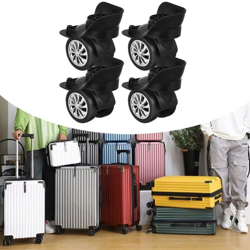 4 ks Univerzální kolečka na zavazadla a kufry 360 stupňů Kolečko pro vozík Příslušenství