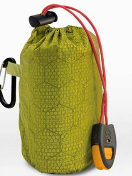 Orange Insulated Multi-functional Survival Sleeping Bag: Thick, Warm, and Outdoor-Ready First Aid Essential