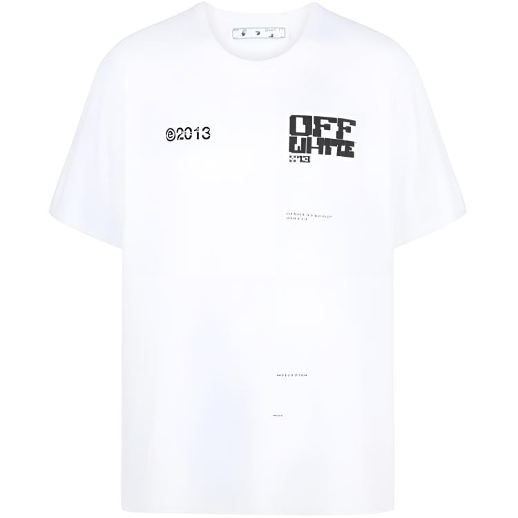 OFF WHITE Tech Marker T shirt OMAA038S21JER0080110