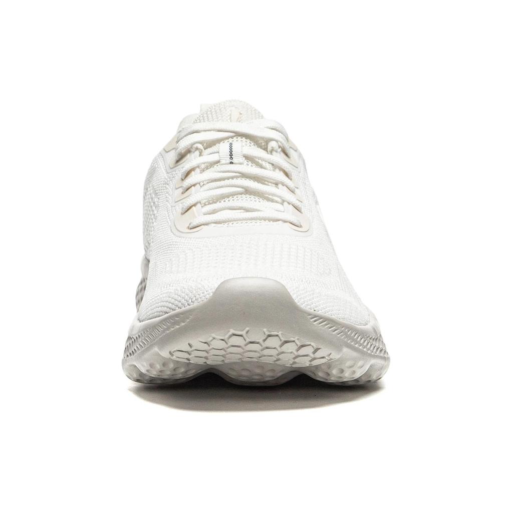New LiNing Cloud Motion Cushioned Slip Resistant Breathable Reflective Low Top Casual Running Shoes Men's Ecru ARSU023-1