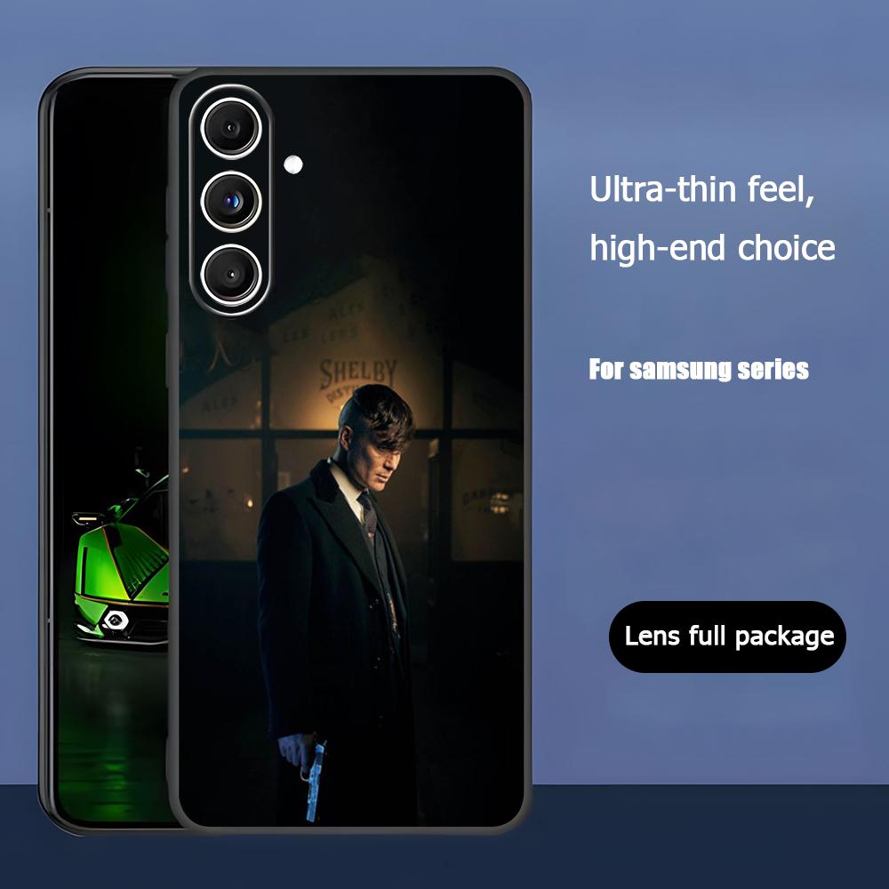 Peaky B-Blinders T-Tommy Hot Phone Case For Samsung Galaxy S25 S24 S23 S22 S21 S20 Plus Ultra Note20 Soft Black