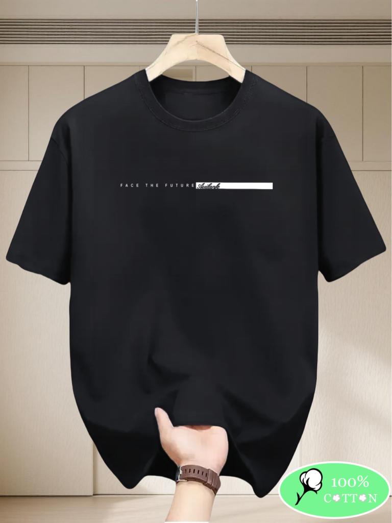 100 pure cotton mens roundneck shortsleeved everyday style Tshirt casual and comfortable