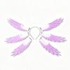 Cosplay Hair Clip With Feather Ears Honkai Star Rail Sunday Robin Fans Sweet Gothic Style Anime Convention Accessory