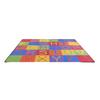 Yousheng Kids Playmat Rug 120x160cm Nursery Colorful Checkered Rug with Anti-Slip Backing Classroom Seating Area Carpet for Art Room Playroom