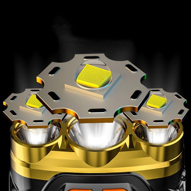 Outdoor Strong Light Head Wear Torch Mining Lamp Multifunctional Fishing Strong Light Head Lamp LED Searchlight