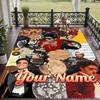 Custom Text Bruno Mars Pattern Floor Rug Soft Indoor Carpet Mat Living Room Bedroom