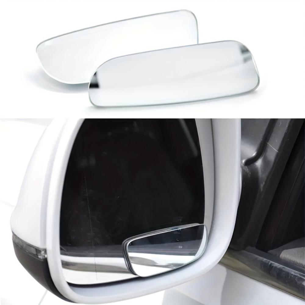 2pcs General Blind Spot Mirror for Automobiles Curved Mirror Auto Glass Rearview Wide Angle Motorcycle Detection Concave Mirrors