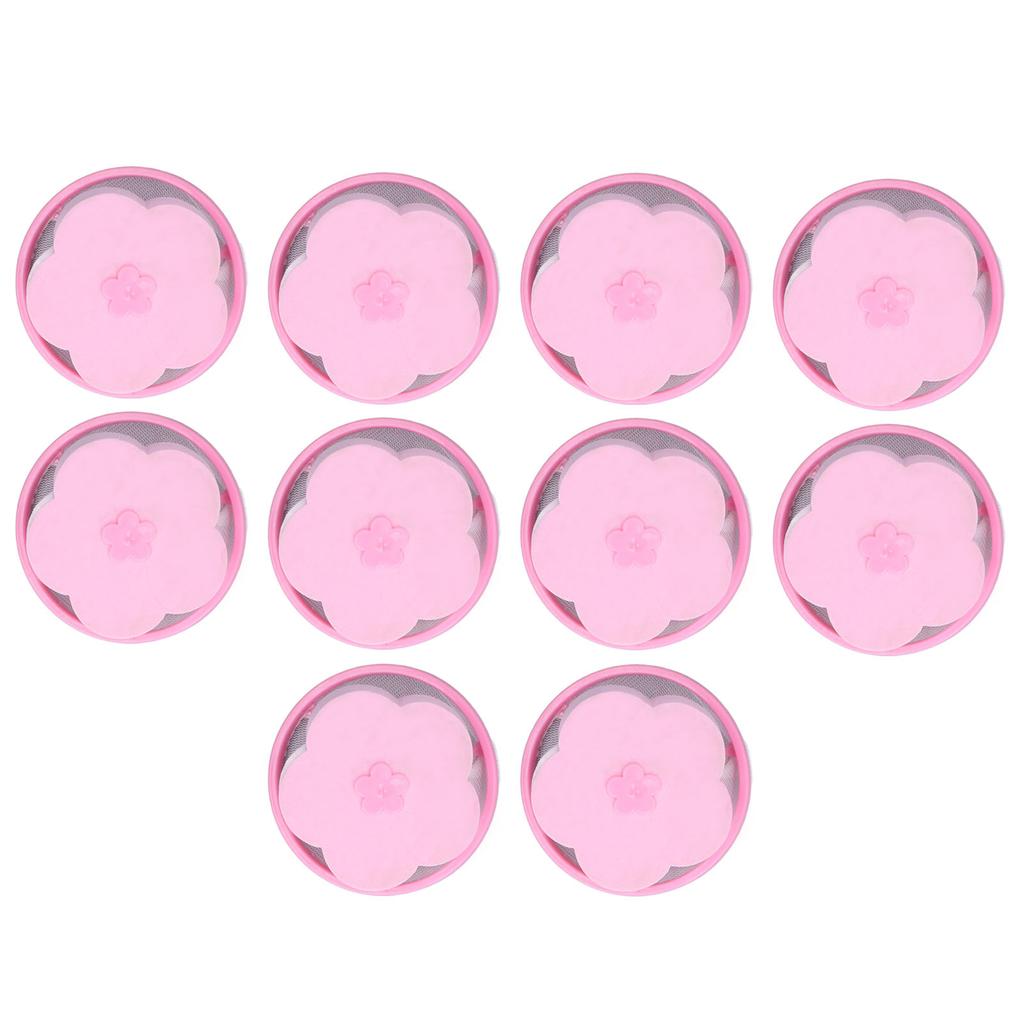 Waschmaschinenfilterbeutel Schwimmend Wiederverwendbar Wäsche Haare Maschenentferner für Pulsatorwaschmaschine 10 Stück