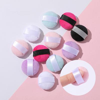 Set di 3/4/6 Pezzi Mini Size Puff per Dita Professionali Spugnetta Dettaglio Cushion Correttore Fondotinta Strumento di Bellezza
