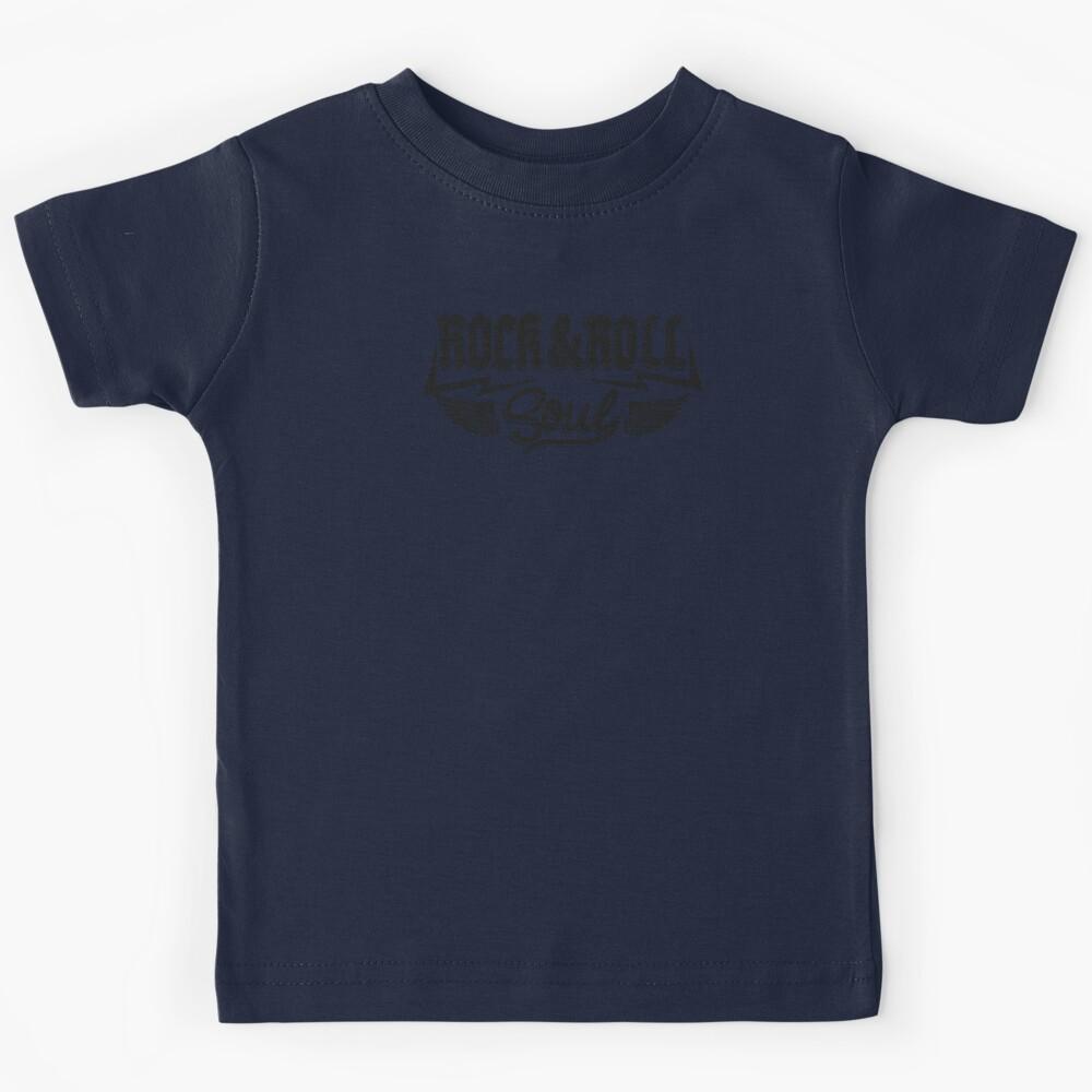Rock And Roll Soul: Grunge Rock Design For Rock Music Lovers Kids T-Shirt 150