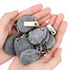 4PCS Decorative Marble Teardrop Tablecloth Weights With Metal Clips Tablecloth Pendant  Picnic